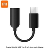 Original Xiaomi USB 3.0 Type C Audio Cable 3.5MM To USB-C HD Earphone/Headphone Converter Adapter For Mi 6 8 9 9T MIX 2 2S 3