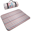 Outdoor Camping Mat Fashion Nation Style Printed Thickened Portable Moisture-proof Mat For Family Picnic Beach Child Playing Pad