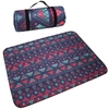 Outdoor Camping Mat Fashion Nation Style Printed Thickened Portable Moisture-proof Mat For Family Picnic Beach Child Playing Pad