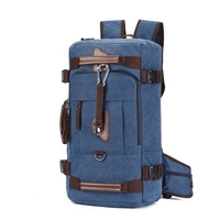 Outdoor Mountaineering Canvas Backpack Shoulder Messenger Travel Bag