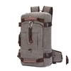 Outdoor Mountaineering Canvas Backpack Shoulder Messenger Travel Bag