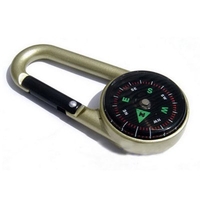 Outdoor Multifunctional Quick Hanging Compass Mountaineering Hook Liquid Suspended Single-sided Compass