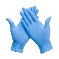 Pack of 100 Nitrile Disposable Gloves/ Powder Free/Latex Free/Food Grade Kitchen Gloves /Multi-Purpose Cleaning Glove