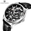 PAGANI DESIGN 1663 NEW Mens Watches Luxury Automatic Mechanical 100M Waterproof Leather Watches Sports Men