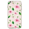 Painted Flowers and Leaves Pattern TPU Material Phone Case Cover Shell for iPhone