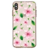Painted Flowers and Leaves Pattern TPU Material Phone Case Cover Shell for iPhone