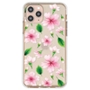 Painted Flowers and Leaves Pattern TPU Material Phone Case Cover Shell for iPhone