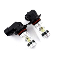 Pair 9140 9145 H10 HB3 9005 LED 100W CREE 6000K White Fog Light Driving DRL Bulb