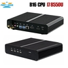 Partaker Fanless Mini Computer i7 8550U 7560U i5 8250U 7260U 2 DDR4 Msata M.2 SSD