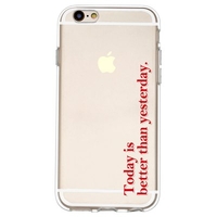 Personalized English Letter Pattern Mobile Phone Case Cover Shell TPU Material for iPhone