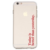 Personalized English Letter Pattern Mobile Phone Case Cover Shell TPU Material for iPhone