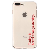 Personalized English Letter Pattern Mobile Phone Case Cover Shell TPU Material for iPhone