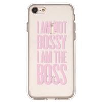 Personalized English Pink Letter Pattern Mobile Phone Case Cover Shell TPU Material for iPhone