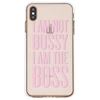 Personalized English Pink Letter Pattern Mobile Phone Case Cover Shell TPU Material for iPhone