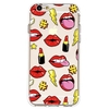 Personalized Lips Lipstick Puzzle Pattern Phone Case Cover Shell TPU Material for iPhone