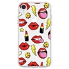 Personalized Lips Lipstick Puzzle Pattern Phone Case Cover Shell TPU Material for iPhone