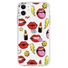 Personalized Lips Lipstick Puzzle Pattern Phone Case Cover Shell TPU Material for iPhone