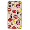 Personalized Lips Lipstick Puzzle Pattern Phone Case Cover Shell TPU Material for iPhone