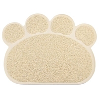 Pet Cat Litter Mat Paw Print Anti-slip Dog Cat Foot Mat PVC Easy Cleaning Pets Cat Mat Pet Litter Catcher Mat Home Pet Products
