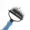 Pet Hair Comb Dogs Cat Hair Removal Brush 2 Sided Grooming Trimming Comb Pet Hair Open Knot Grooming Tools