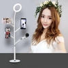 Phone Multi-purpose Live Holder with Beauty Fill Light Multifunctional Microphone Desktop Bracket