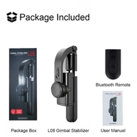 Phone Stabilizer Video Record Universal Handheld Smartphone Gimbal Stabilizers Wireless Bluetooth Selfie Stick Vlog Live Stream