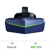 Pimax Vision 8K Plus VR Headset with Wide 200 degrees FOV - Dual 3840x2160 RGB Pixel Matrix Panels High Fidelity - VR Headset only