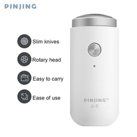 Pinjing Electric Mini Shaver USB Rechargeable Razor Portable Beard Trimmer Washable Men Dry Wet Shavers Dry Wet Shaving Machine from Xiaomi Youpin