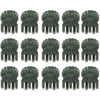 Plant Clips Plant Orchid Support Clips Flower and Vine Clips for Supporting Stems Vines Grow Upright Dark Green 100 Pcs