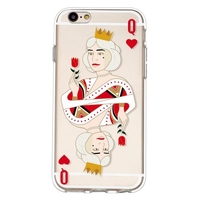 Playing Cards Pattern TPU Phone Case Cover Shell for iPhone