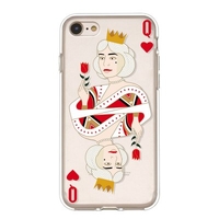 Playing Cards Pattern TPU Phone Case Cover Shell for iPhone