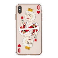 Playing Cards Pattern TPU Phone Case Cover Shell for iPhone
