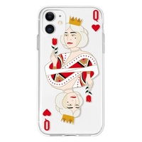 Playing Cards Pattern TPU Phone Case Cover Shell for iPhone