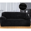 Plush Sofa Cover Stretch Solid Color Thick Slipcover Sofa Covers for Living Room Pets Chair Cover Cushion Cover Sofa Towel 1PC