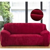 Plush Sofa Cover Stretch Solid Color Thick Slipcover Sofa Covers for Living Room Pets Chair Cover Cushion Cover Sofa Towel 1PC
