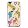 Polka Dot Monkey Wearing Necklace Glasses Hat Pattern Phone Case Cover Shell for iPhone