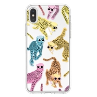 Polka Dot Monkey Wearing Necklace Glasses Hat Pattern Phone Case Cover Shell for iPhone