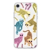 Polka Dot Monkey Wearing Necklace Glasses Hat Pattern Phone Case Cover Shell for iPhone