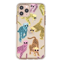 Polka Dot Monkey Wearing Necklace Glasses Hat Pattern Phone Case Cover Shell for iPhone