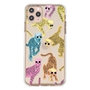 Polka Dot Monkey Wearing Necklace Glasses Hat Pattern Phone Case Cover Shell for iPhone