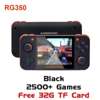 Portable Durable Handheld Game Console RG350 Retro Game Console Free With 32G TF Card IPS Screen Video Game Console Accessories
