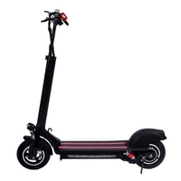 Powerful 10 Inch Folding Electric Kick Scooters for Adults Single Drive Off-road Tires and 45KM Long Range Covered