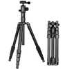 Professional 360 Degree Rotate all-metal Travel Tripod Kits Built-in Locking System With Spirit Level Camera Tripods
