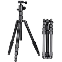 Professional 360 Degree Rotate all-metal Travel Tripod Kits Built-in Locking System With Spirit Level Camera Tripods