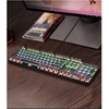 Professional Gaming Mechanical Keyboard Punk Real Mechanical Wired Keyboard Backlit Cool Gaming Keyboard