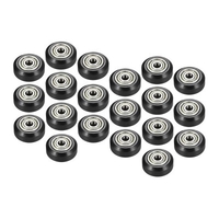 Pulley Passive Round Wheel Bearing Gear 10/20 pcs For CNC i3 3D Printer