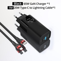 PZOZ 65W GaN Charger Quick Charge 4.0 3.0 Type C PD USB Charger Fast Charging USB-C For Switch MacBook Air iPad Pro Samsung Note