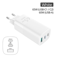 PZOZ 65W GaN Charger Quick Charge 4.0 3.0 Type C PD USB Charger Fast Charging USB-C For Switch MacBook Air iPad Pro Samsung Note