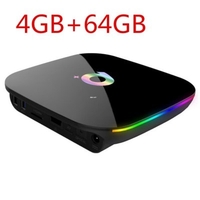 Q Plus Android 9.0 TV Box 4GB 32GB 64GB Dispositivo DeTV Inteligente Allwinner Quad Core 6K H.265 2.4 GHz Wifi reproductor de Google QPlus Set Top Box