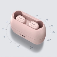 QCY T1C Bluetooth Earphones TWS Bluetooth Headset Wireless New Version High Fidelity AAC Stereo Call Low Delay Game Headset Mini Headphones